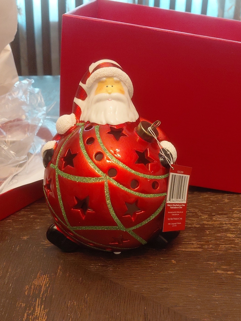 Home Reflections Ceramic Santa Claus Orname